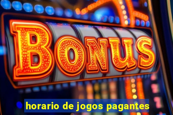 horario de jogos pagantes