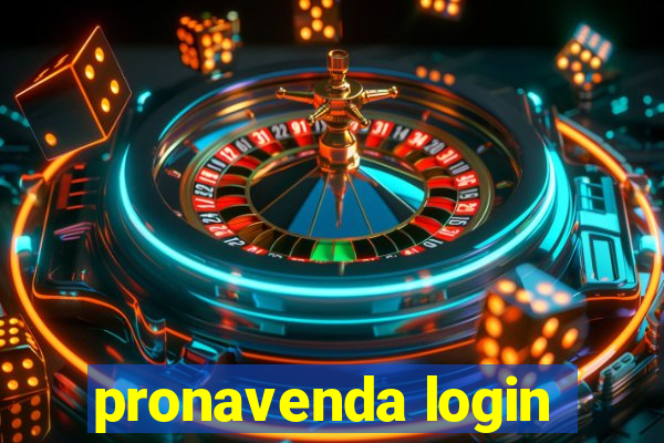 pronavenda login