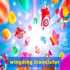 wingding translator