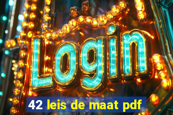 42 leis de maat pdf